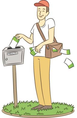 Grafikdesign für die Werbemittelgestaltung